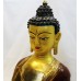 F650 Exclusive Gold Plated Copper Statue of Medicine Buddha 13" Handmade Nepal